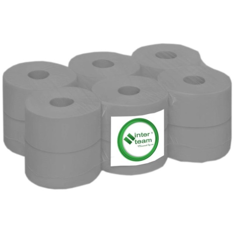 Papier toaletowy Jumbo - szary 12 rolek