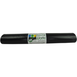 Worki na śmieci 160L Czarnr LDPE
